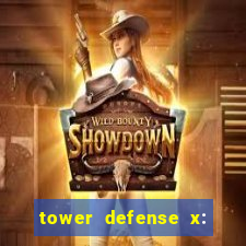 tower defense x: beta codes